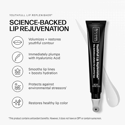 Revision Skincare YouthFull Lip Replenisher®, Moisturizing Lip Plumper with Hyaluronic Acid, Vol... | Amazon (US)