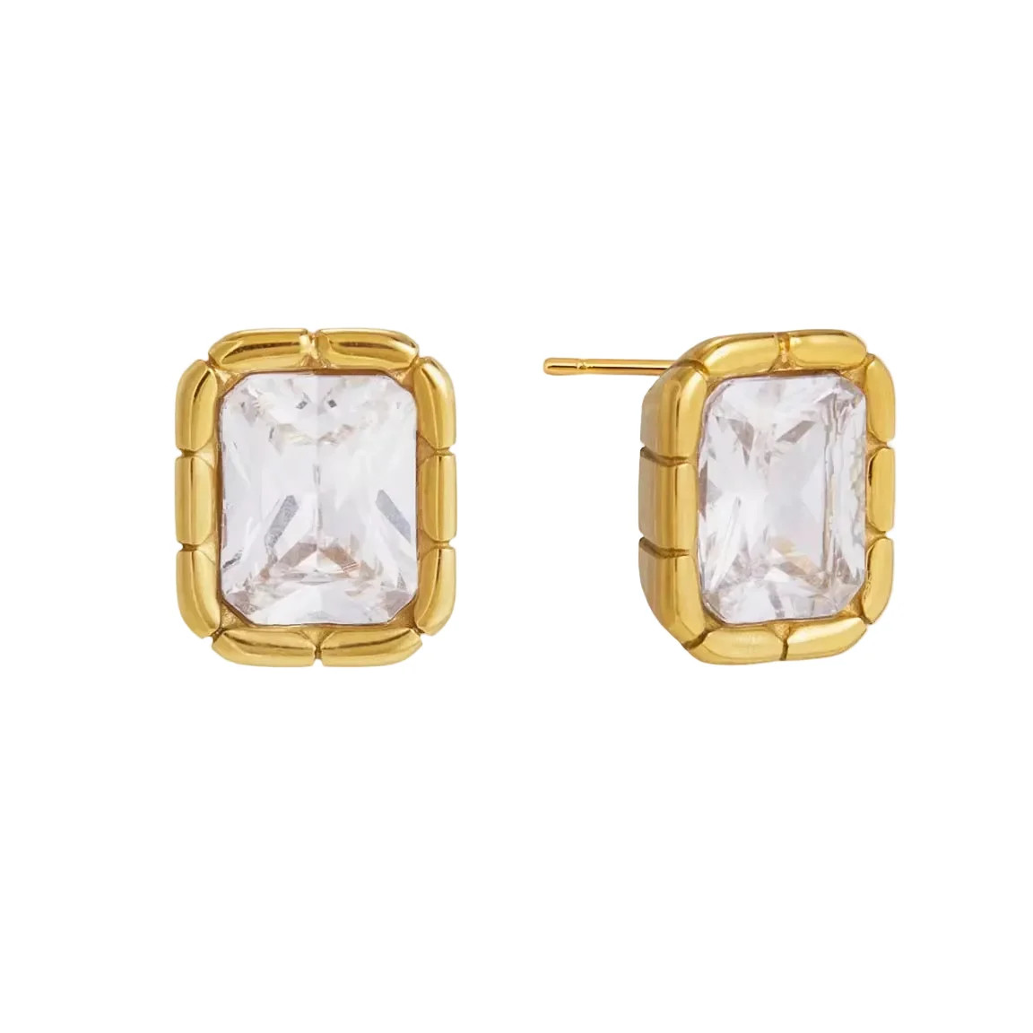Radiant Studs | Garnished in Gold