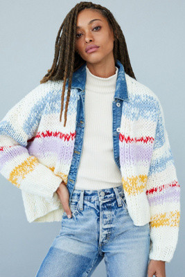 Grazia Striped Cardigan | Anthropologie (US)