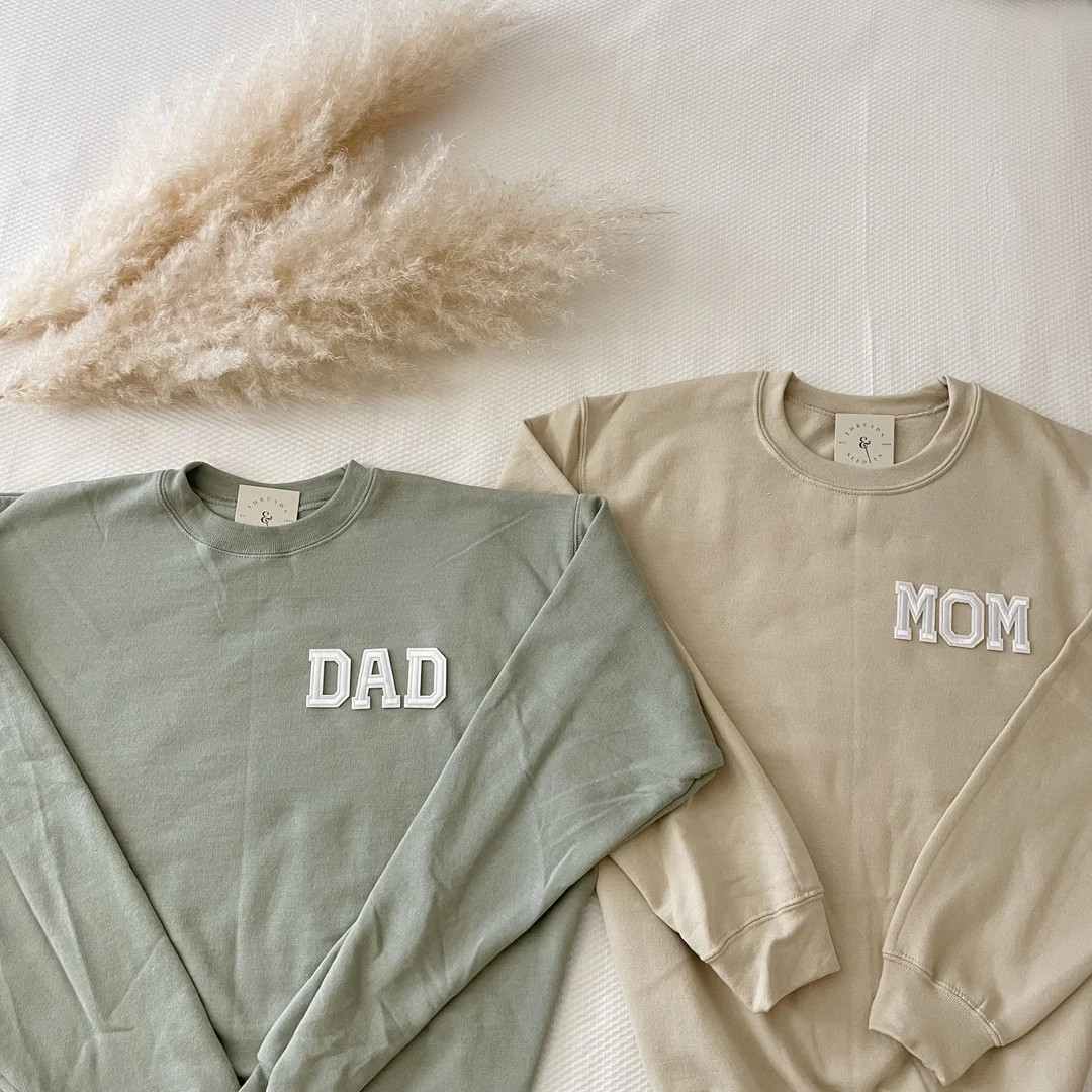 Dad Sweatshirt  Mom Sweatshirt  Mama Sweatshirt  New Mom - Etsy | Etsy (US)