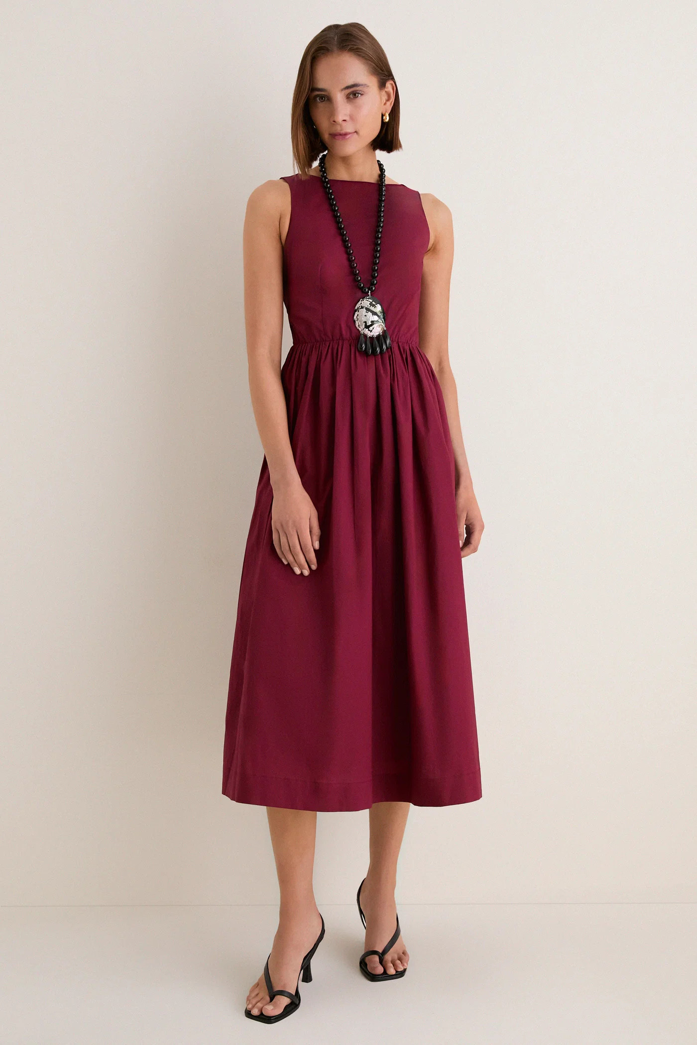 Merlot Open-Back Loire Maxi Dress | Tuckernuck (US)