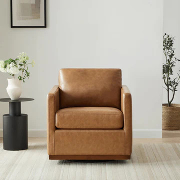 Henry Fabric Swivel Accent Chair|Sleek, Comfortable & Versatile | Chita