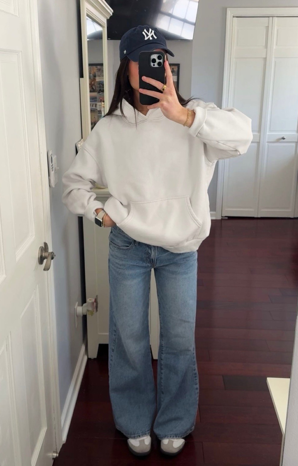 casual ootd 🤍
I’m wearing a size medium on top and 26 on the bottom! 

#LTKSeasonal #LTKStyleTip #LTKSpringSale