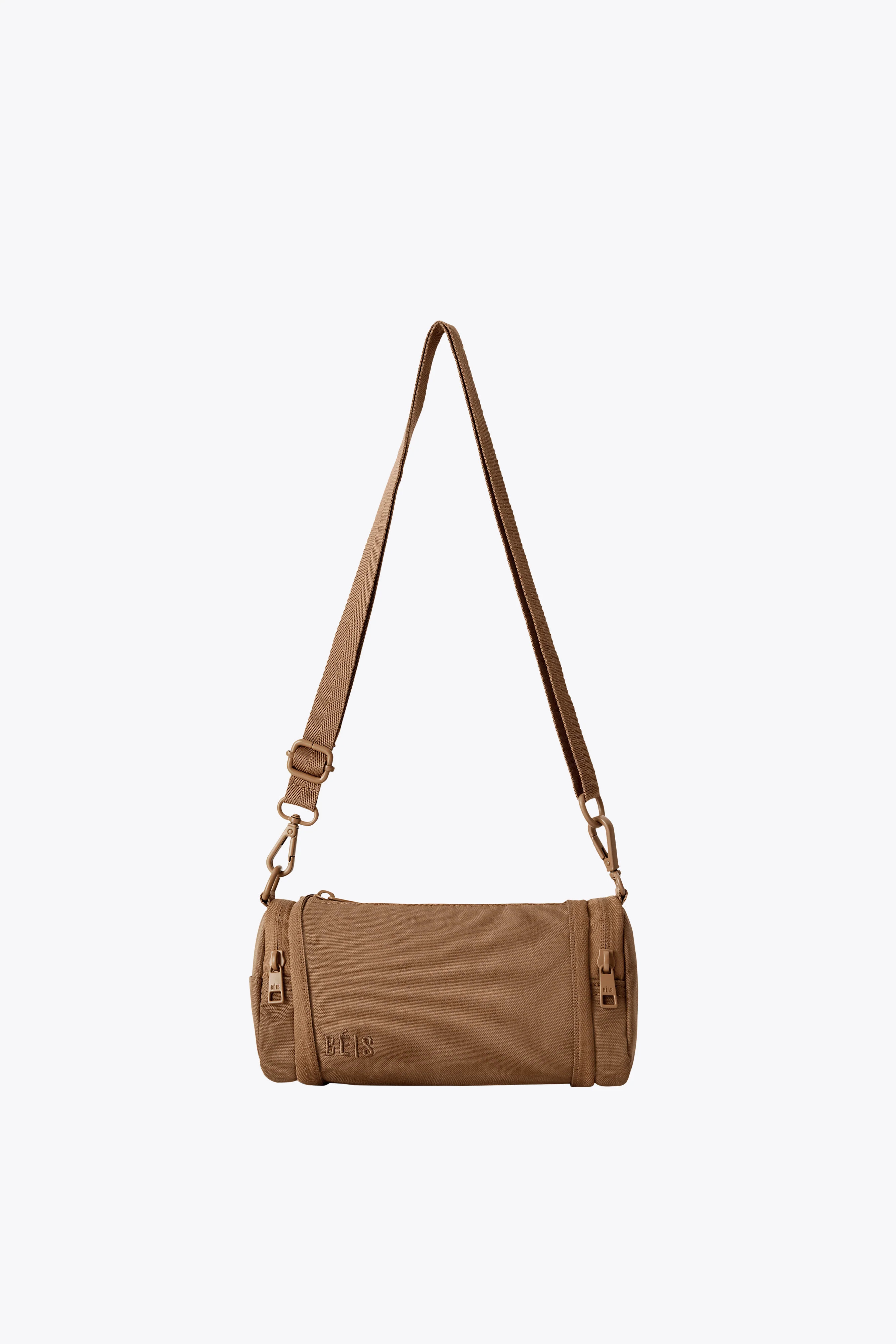 The Expandable Crossbody Charm 
                in Camel | BEIS