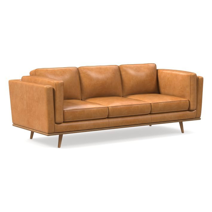 Fabric and Color: Burnt Sienna, Charme Leather | West Elm (US)