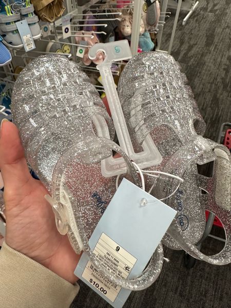 Toddler glitter jelly shoes, love the sparkle. Perfect for your princess or Elsa loving girl! Would be cute for Disney trips  

#LTKkids #LTKSeasonal #LTKfindsunder50