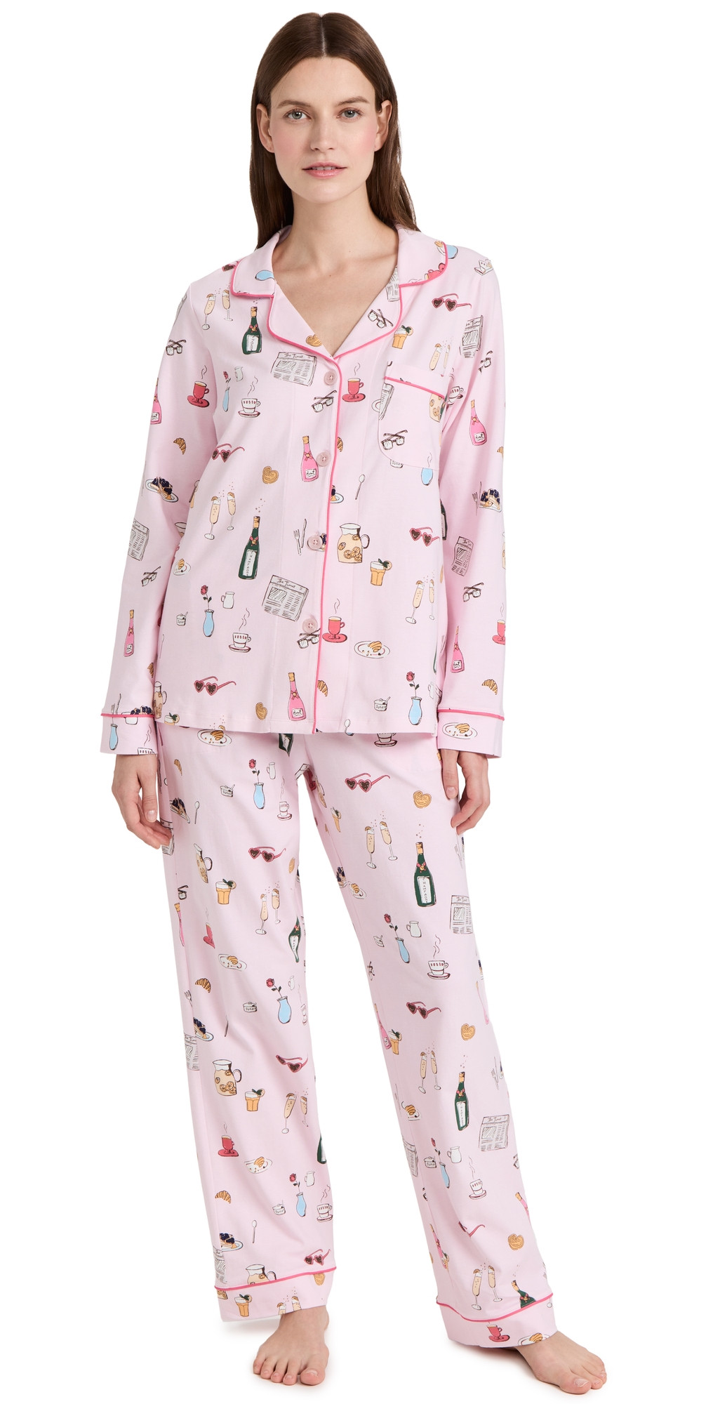 BedHead PJs Let's Do Brunch Pajama Set Let's Do Brunch M | Shopbop