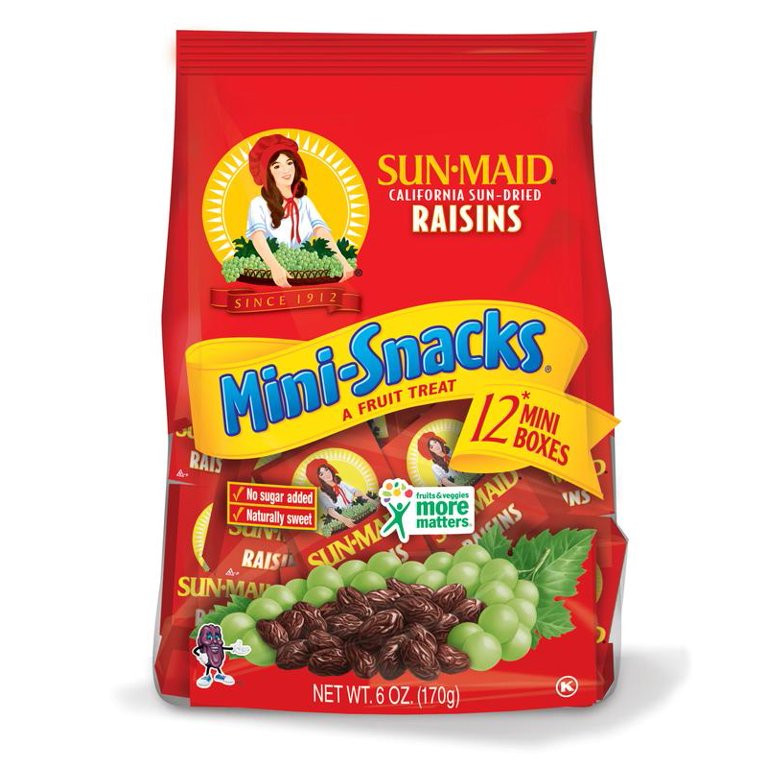 Sun-Maid Dried Raisins, 6 Oz, 12 Count | Walmart (US)