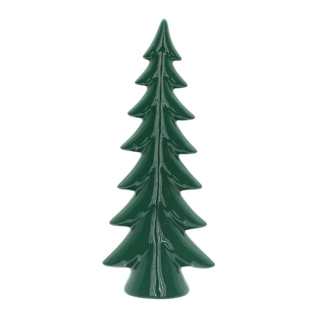 Holiday Time Green Ceramic Tabletop Tree, 10.5" | Walmart (US)