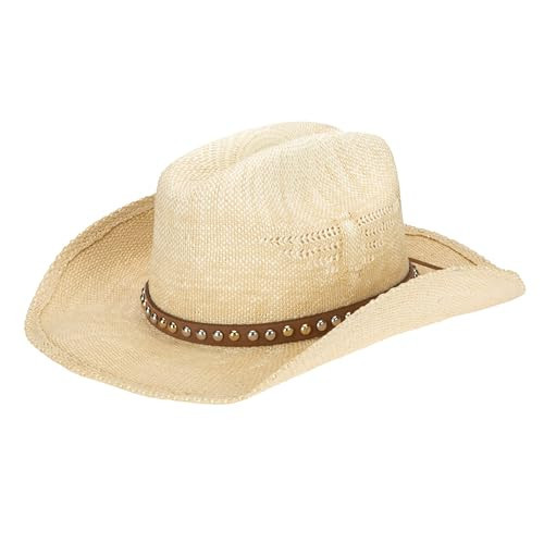 San Diego Hat Company Wave Rider-Women's Cattleman's Crease Cowboy, Natural | Amazon (US)