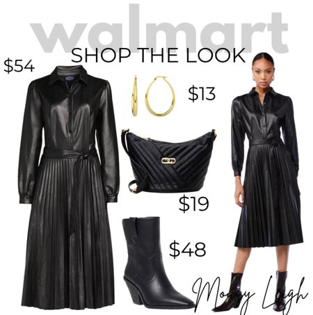Shop the Look, from Walmart! 
#walmartpartner #IYWYK #Walmartfinds @walmart 


, walmart fall, found it at walmart, walmart style, walmart fashion, walmart outfit, walmart look, outfit, ootd, inpso, jewelry, earrings, faux leather, faux leather dress, fall, fall style, fall outfit, fall outfit idea, fall outfit inspo, fall outfit inspiration, fall look, fall fashions fall tops, fall shirts, flannel, hooded flannel, crew sweaters, sweaters, long sleeves, pullovers, bag, tote, backpack, belt bag, shoulder bag, hand bag, tote bag, oversized bag, mini bag, boots, fall boots, winter boots, fall shoes, winter shoes, fall, winter, fall shoe style, winter shoe style, tiered dress, flutter sleeve dress, dress, casual dress, fitted dress, styled dress, fall dress, utility dress, slip dress, 

#LTKshoecrush #LTKSeasonal #LTKstyletip
