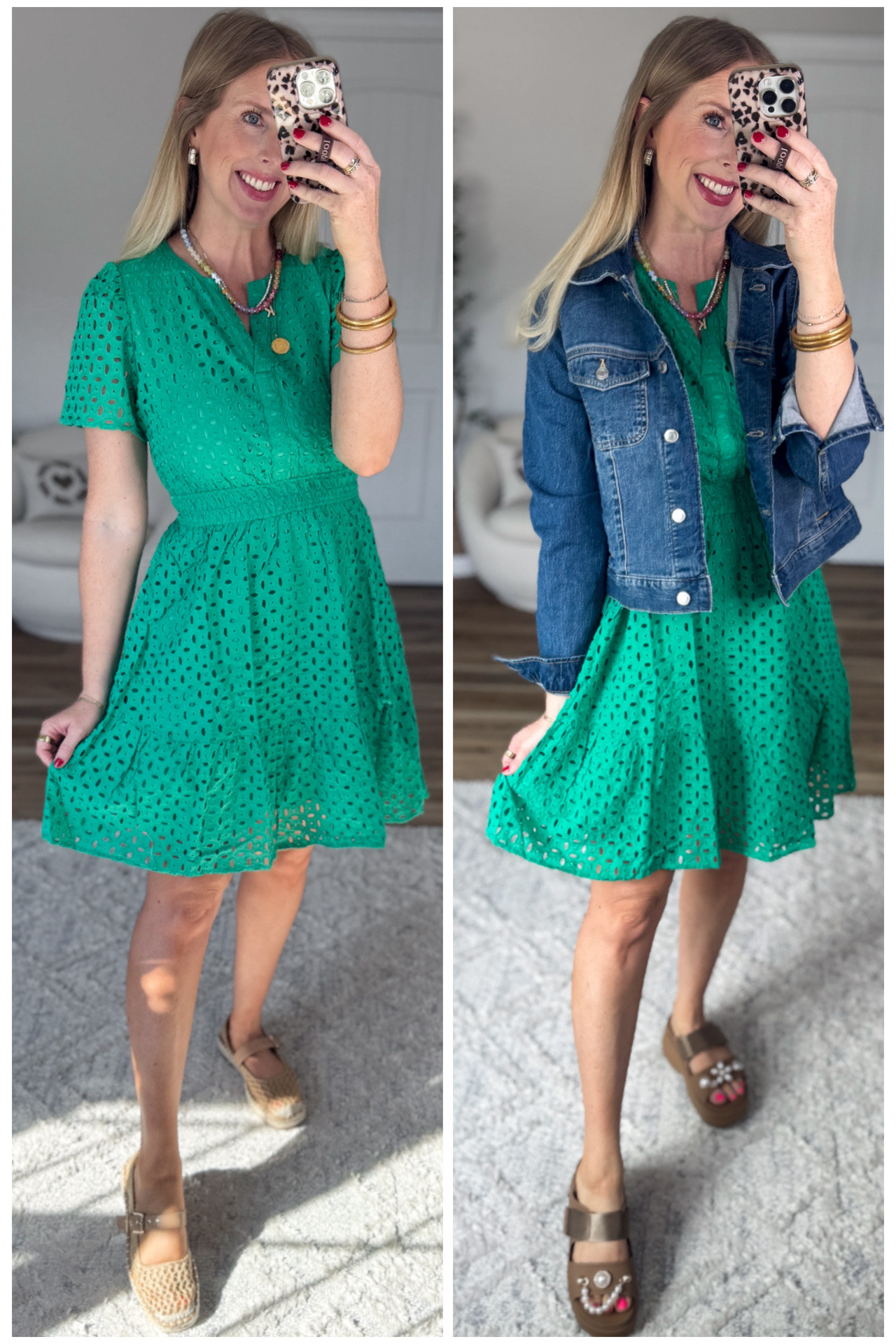 2 ways to style this eyelet dress from Walmart! 

#LTKSaleAlert #LTKootd
