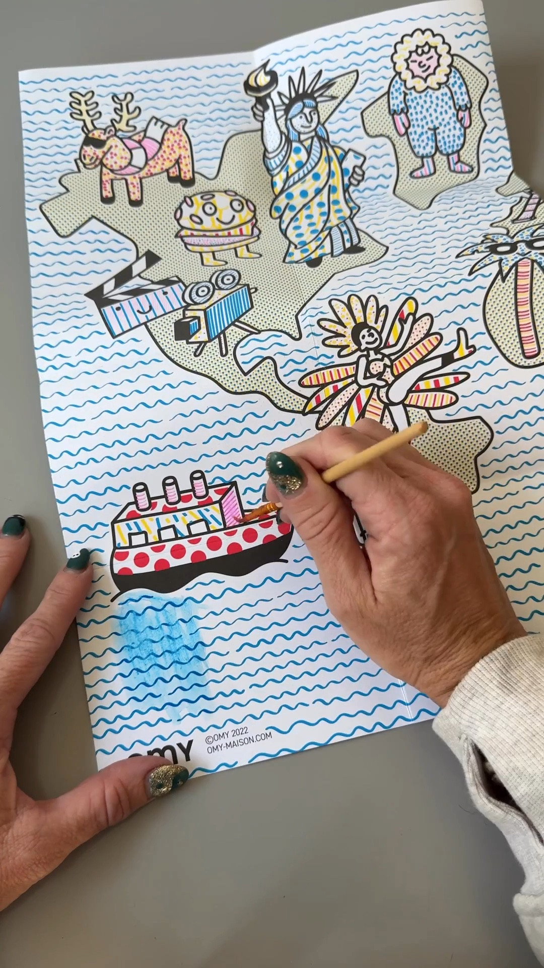 The super fun travel activity for kids this pocket size poster you can paint with just water.  

#StockingStuffer #EasterBasketFiller #KidsTravelActivities #KidsCrafts #KidsPainting 

#LTKKids #LTKWatchNow #LTKFindsUnder50