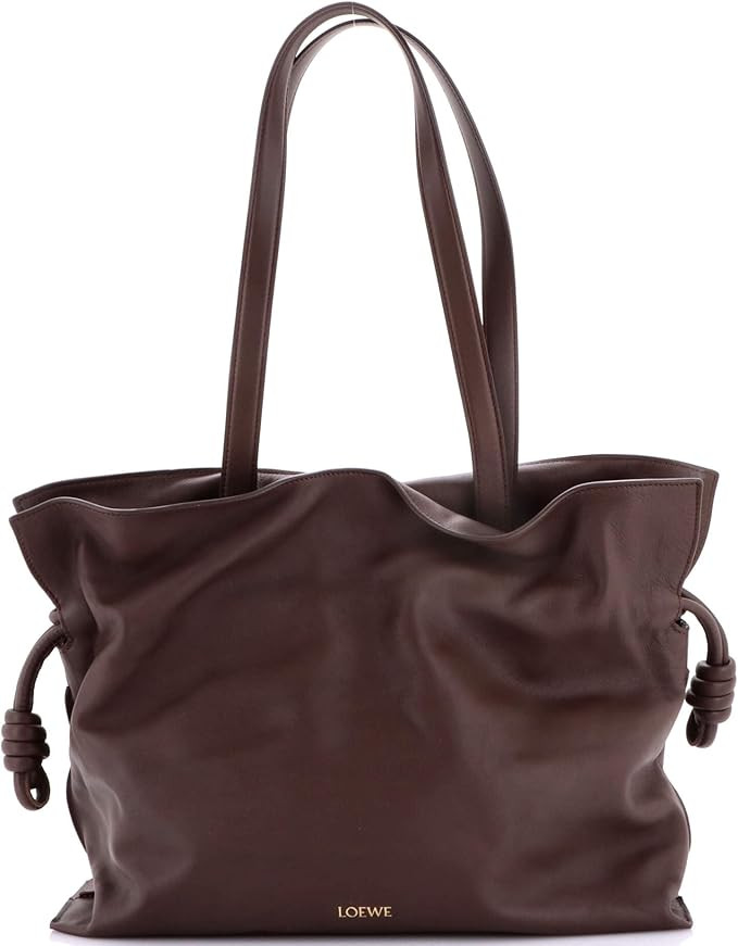 Amazon.com: Loewe, Pre-Loved Flamenco Knot Bag Leather Large, Brown : Amazon Luxury | Amazon (US)