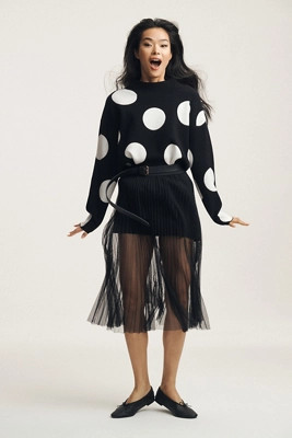 The Carys Mock-Neck Sweater by Maeve | Anthropologie (US)