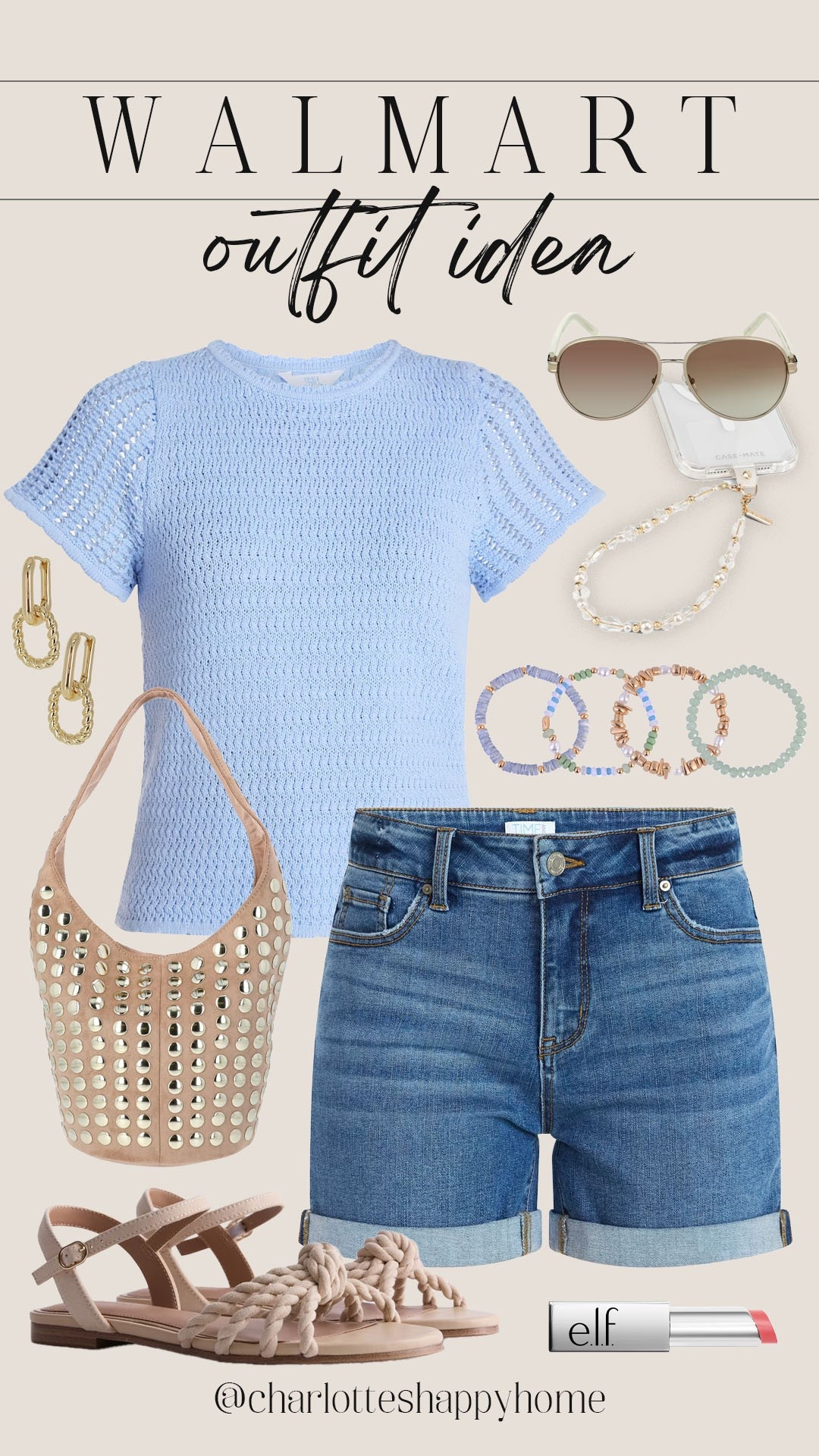 Trendy summer outfit idea from Walmart! 

#walmartfinds

Walmart finds. @walmart Walmart fashion. Walmart new arrivals. Walmart denim shorts. Walmart crochet summer sweater tee. Walmart summer sandals. Casual summer outfit idea. Busy mom summer OOTD.

#LTKootd #LTKmomlife #LTKSeasonal