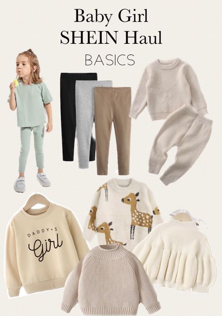 Baby Girl SHEIN Haul: Basics

Just got an order of the most adorable winter basics for Goldie girl! So many affordable options for babies and toddlers. 

#shein #babygirlfashion #kidsfashion #affordablekidsclothing #basics #kidstyle

#LTKunder50 #LTKbaby #LTKkids