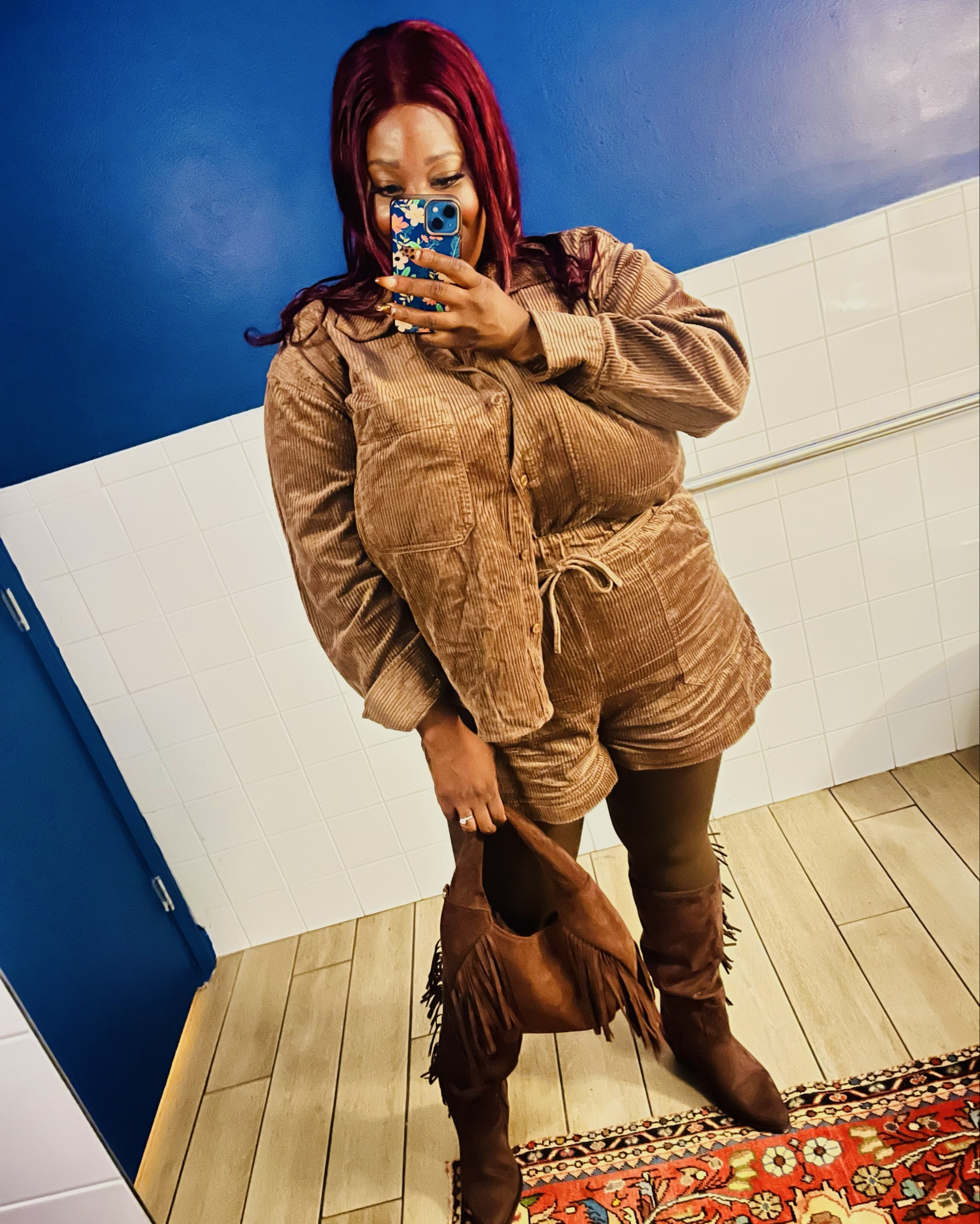 A Chocolate Monochromatic Moment 🤎🍫…but make it fine as wine 🍷 

Y’all! I got this corduroy set during the Black Friday sale and I am in LOVE! Wore this for a date night to a wine tasting event. Received so many compliments🤎 This set also comes with a pants option and comes in cream too! (Which I’m thinking I need now!🤍)

Sizing - I am wearing size XXL in the top and shorts. You can definitely size down in the shorts if you want a more fitted look. Waistband
is elastic with a drawstring tie🤎

Links 🔗 
https://liketk.it/5FCDN

#LTKPlusSize #LTKootd #LTKHoliday