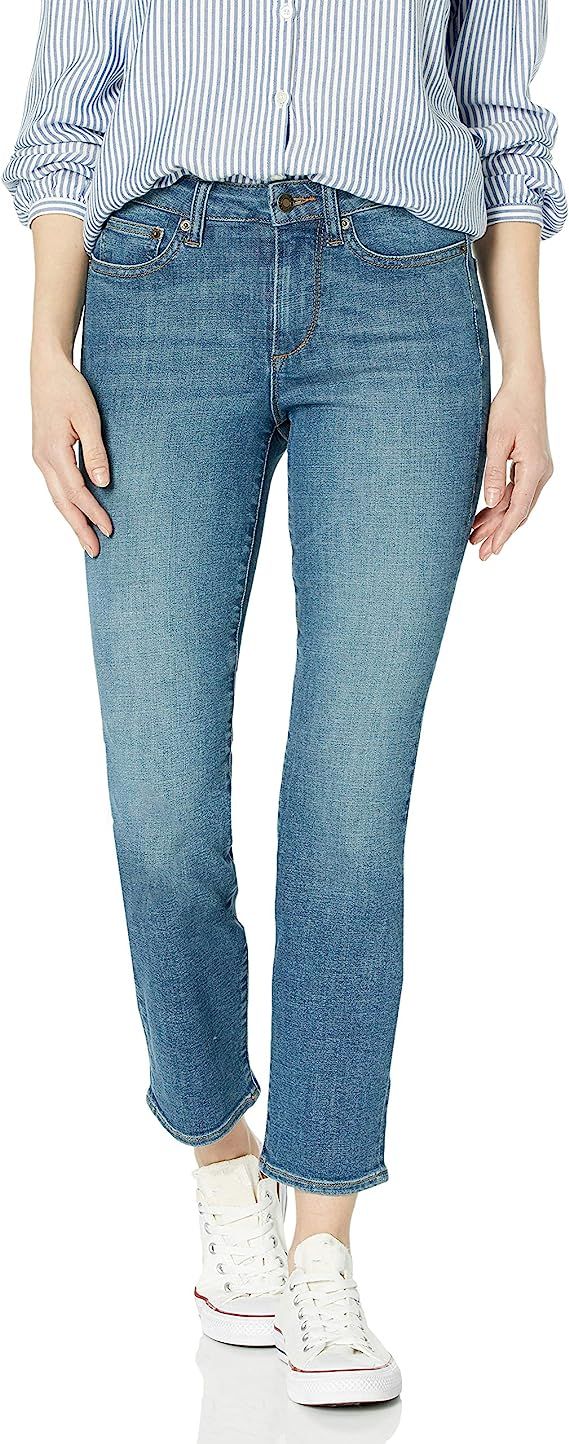 Amazon Brand - Goodthreads Women's Mid-Rise Slim Straight Jean | Amazon (US)