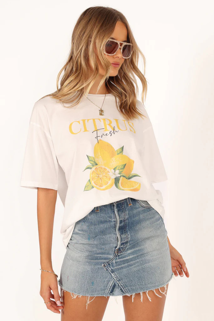 Citrus Tee - White | Petal & Pup (US)