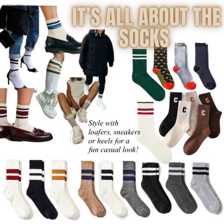 It’s all about the socks! Style your outfit with some fun socks! 

#LTKfindsunder50 #LTKfindsunder100 #LTKstyletip