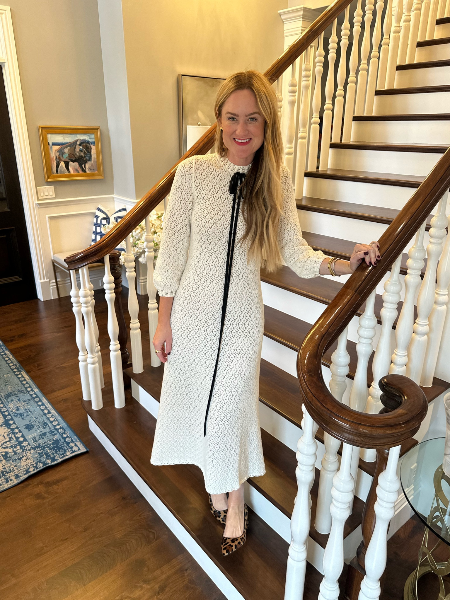 Wearing this classic dress in size small. 