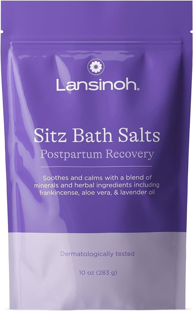 Lansinoh Sitz Bath Salts Postpartum Essentials, With Soothing and Calming Ingredients Including L... | Amazon (US)