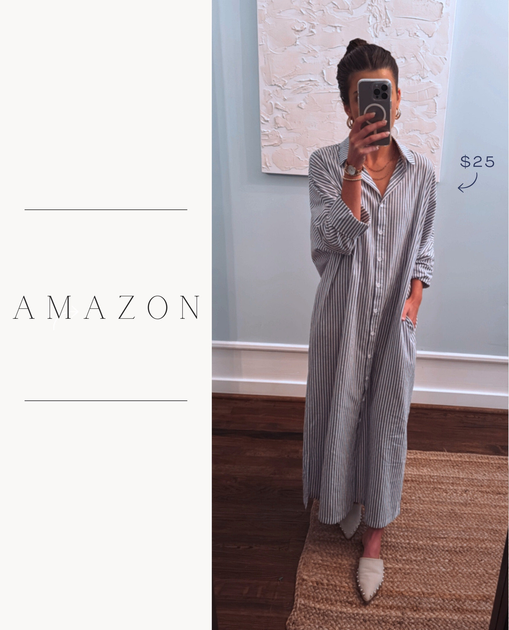 This dress comes in 5 different colors & is the definition of “coastal grandmother” ✨
I’m wearing a size small! 

My shoes are from Tailored Soul Boutique 🤍

#LTKfindsunder50 #LTKstyletip