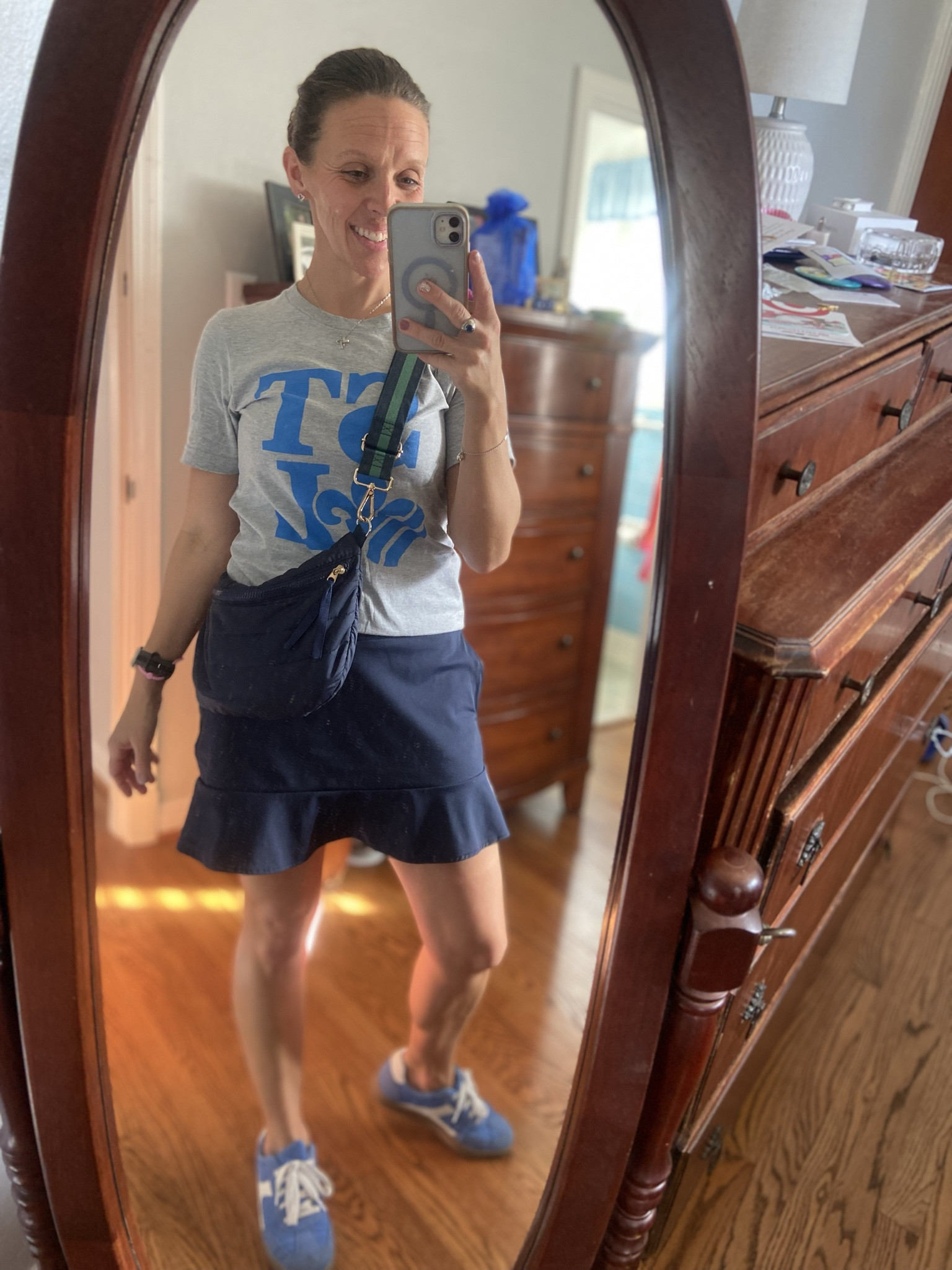 Kept the skirt out for the park this weekend, too; it was just too nice outside  to put it away just yet.  


#LTKmomlife #LTKdayinmylife #LTKU #LTKOver40 #tennisshoes #crossbody #quiltedpurse #LTKItBag #LTKSaleAlert #under20 #budgetfriendly #LTKShoeCrush #amazon #walmart 

#LTKFindsUnder50 #LTKootd #LTKStyleTip