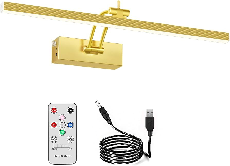 Battery Picture Lights, 5200mAh Rechargeable Picture Lights with Remote Timer & Dimmable, CRI95+ ... | Amazon (CA)