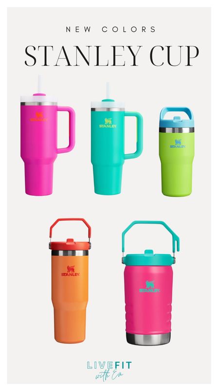 Beat the heat and stay hydrated in style with Stanley's new collection of vibrant, insulated cups! Perfect for your summer adventures, these cups are designed to keep your drinks cool for hours. Available in eye-catching colors that are as energetic as your days out in the sun. Grab yours and make hydration a breeze this season!

#LTKSeasonal #LTKTravel #LTKFitness