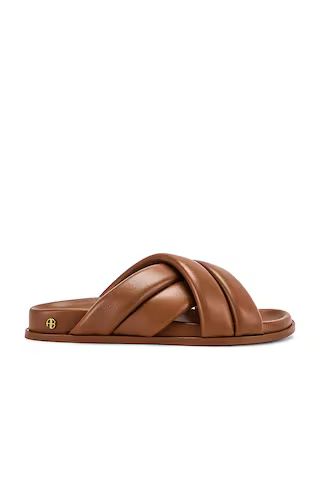 ANINE BING Lizzie Slides in Cognac from Revolve.com | Revolve Clothing (Global)