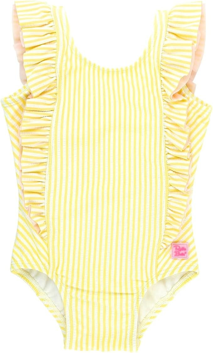 RuffleButts® Baby/Toddler Girls Ruffle Strap One Piece Swimsuit w/UPF 50+ Sun Protection | Amazon (US)