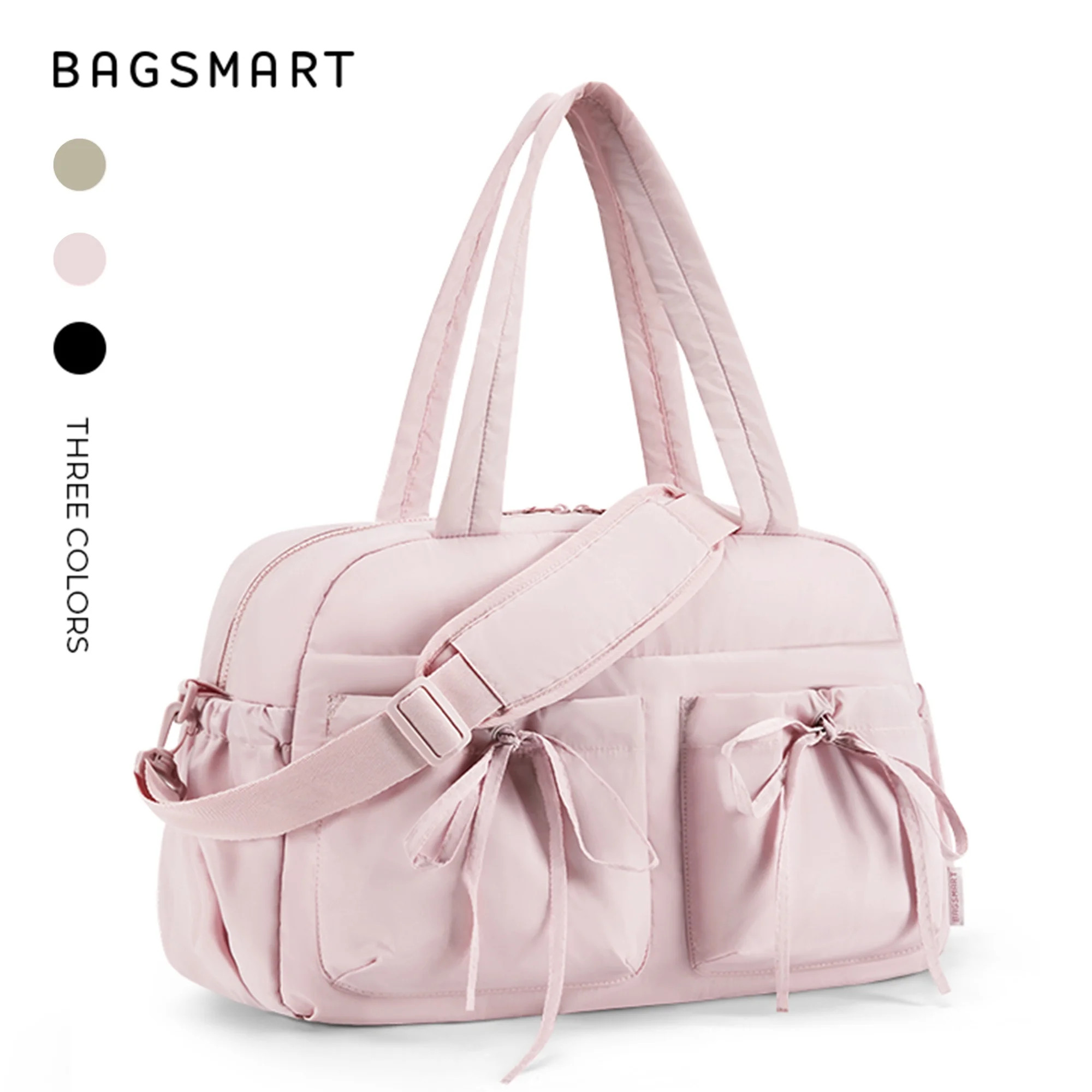 BAGSMART Travel Duffel Bag Gym Bag for Women, Lightweight Carry on Weekender Overnight Tote Bag f... | Walmart (US)