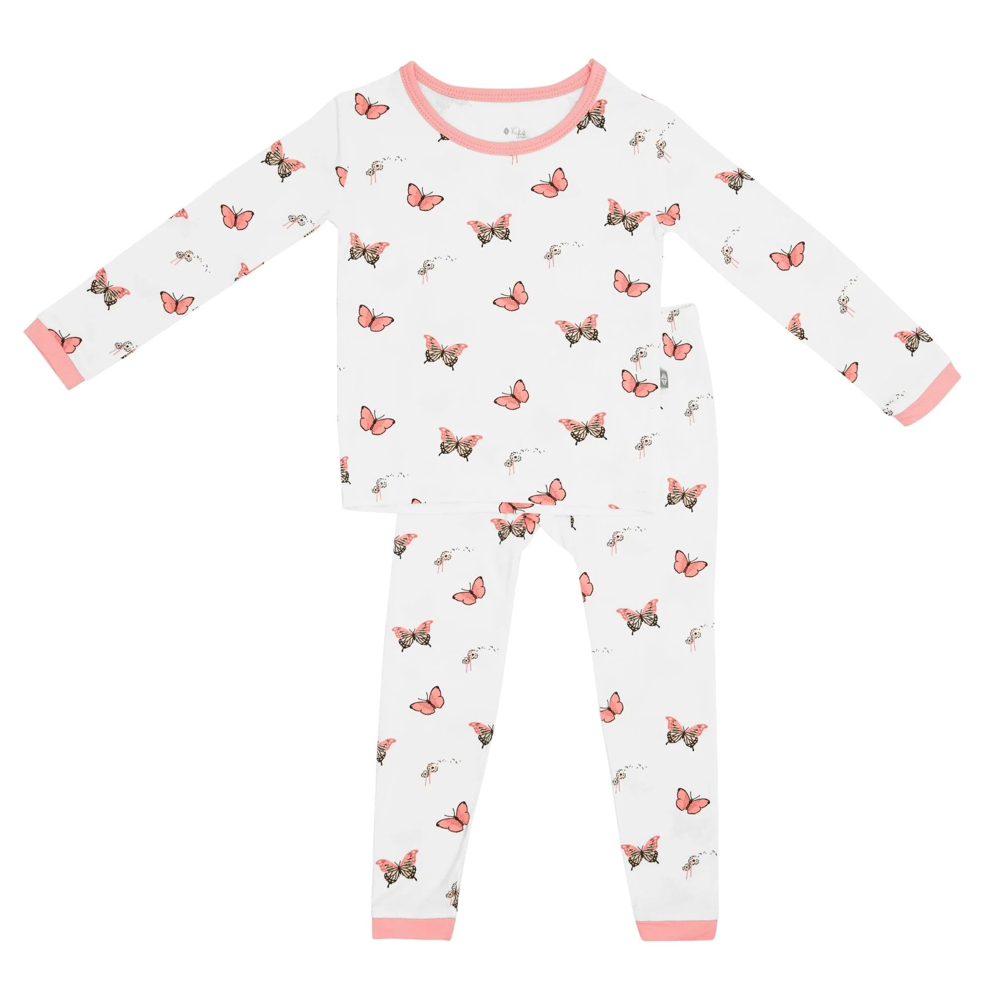 Long Sleeve Pajamas in Butterfly | Kyte BABY