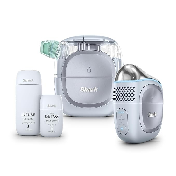 Shark FacialPro Glow at-Home Hydro-Powered Facial System with DePuffi Hot & Cold Therapy – Prof... | Amazon (US)