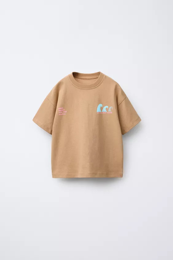 WAVE PRINT T-SHIRT | Zara US