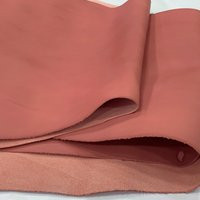 Pink Vegetable Tanned Leather 1.2mm Calf Skin For Diy | Etsy (US)