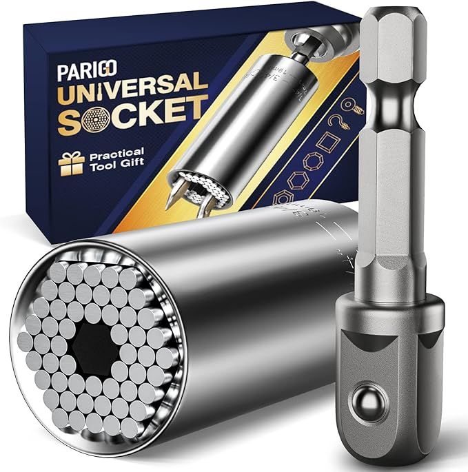 Universal Socket Tools Gifts Men Women - Professional 7mm-19mm Tool Sets Power Drill Adapter Stuf... | Amazon (US)