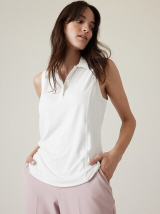 Advantage Polo Tank | Athleta Canada