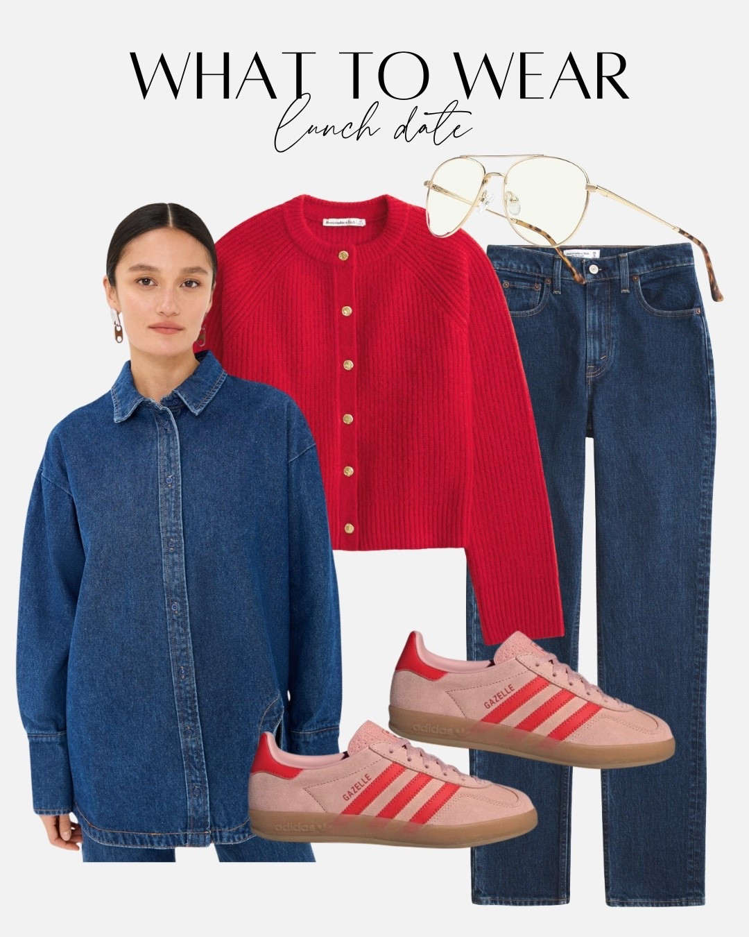 What to wear to a lunch date! Get an extra 15% off the cardigan and denim (already up to 40% off) with code DENIMAFF

#LTKSaleAlert