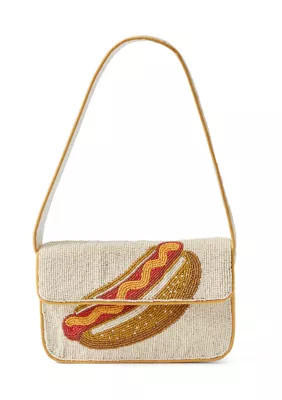 SOL and MER Beaded Hotdog Shoulder Bag | Belk