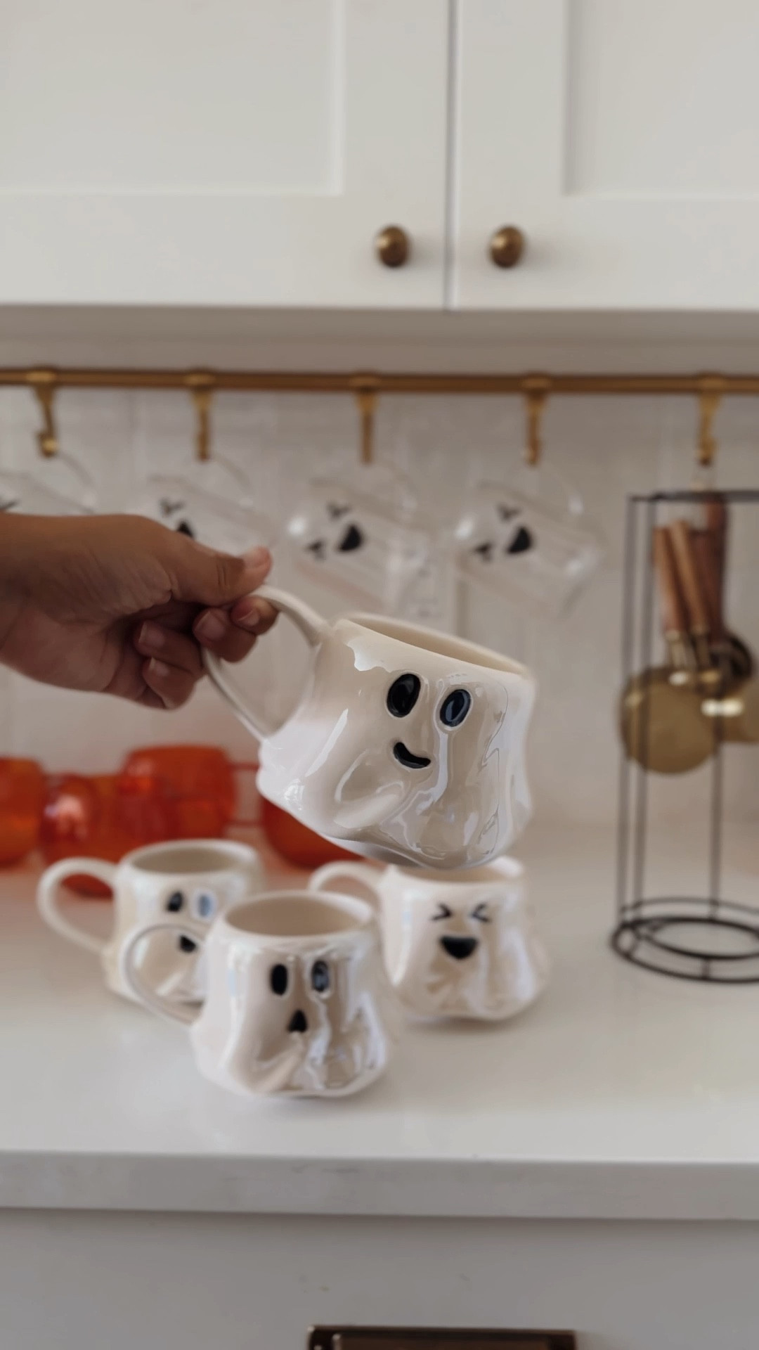 $10 set of 4 ghost Halloween mugs from Walmart! These have a slight iridescent look to them and they are sooooo cute! I love how each ghost is making a different face! 

#LTKSaleAlert #LTKHome #LTKSeasonal