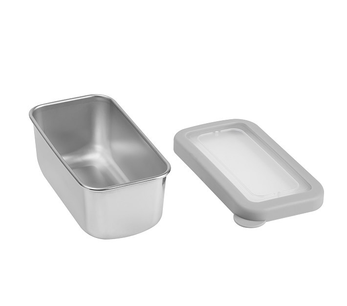 Spencer Stainless Medium Food Container | Pottery Barn Kids