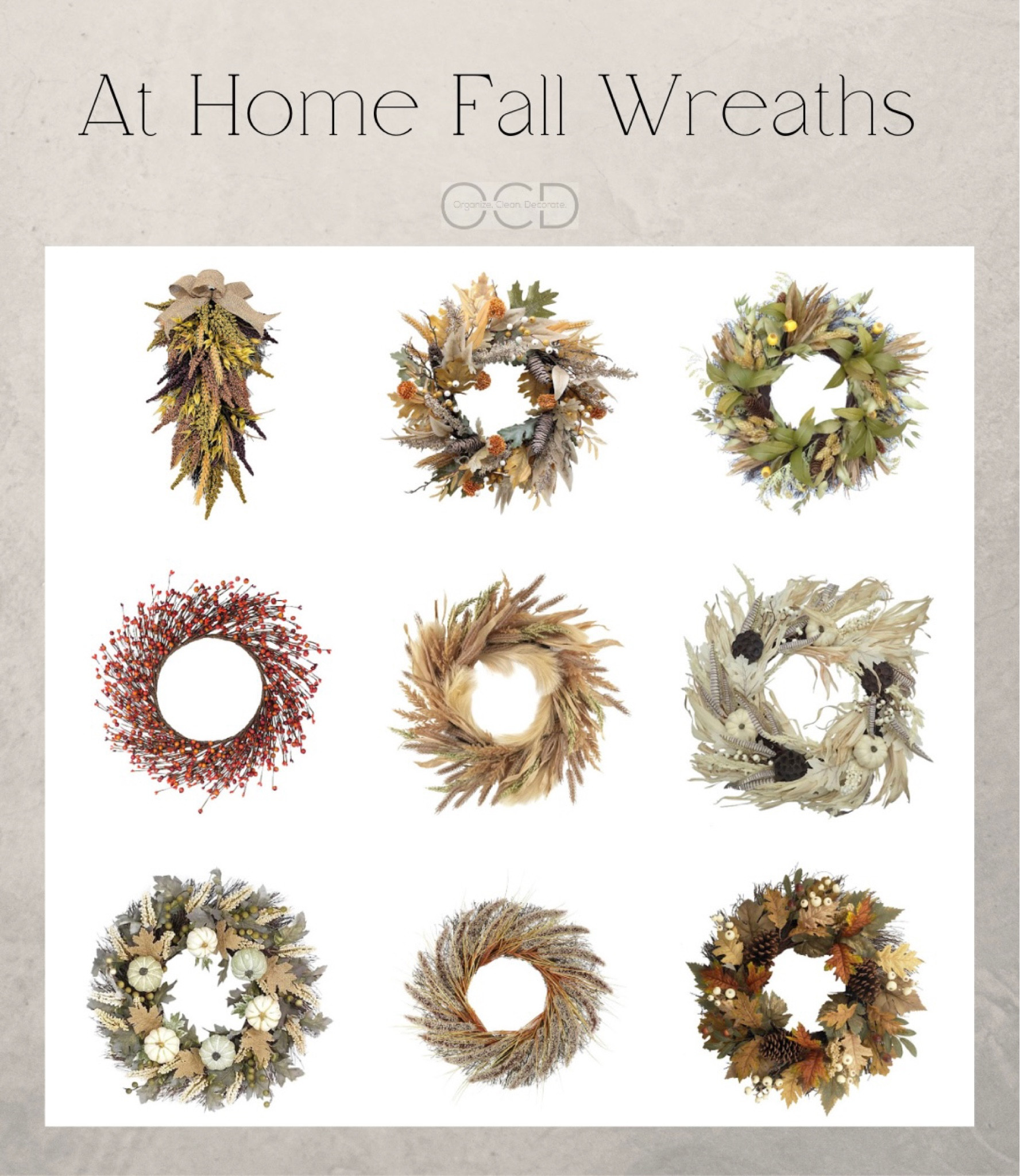 Fall autumn decor wreaths for front door or anywhere 

#LTKSeasonal #LTKhome