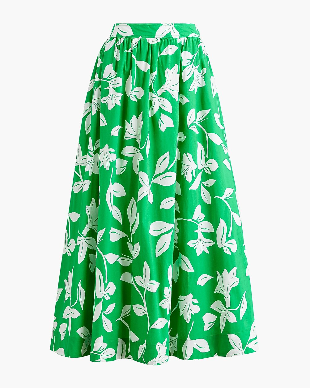 Poplin midi skirt | J.Crew Factory