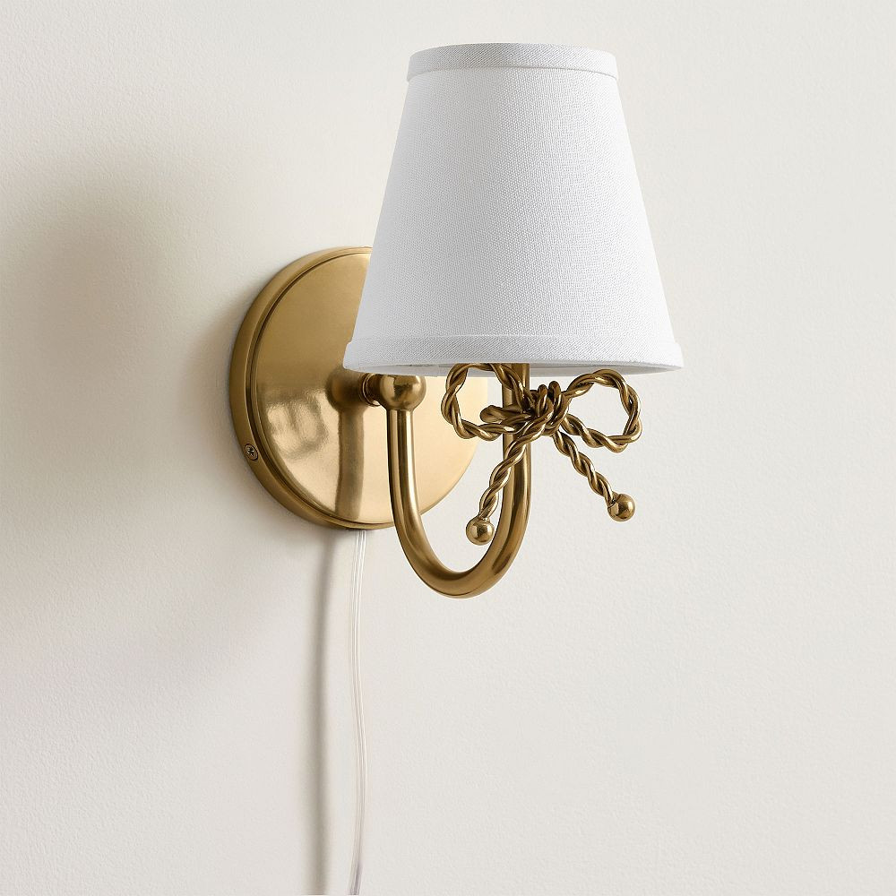 Forget-Me-Knot Bow Sconce (7"x11") | Pottery Barn Teen