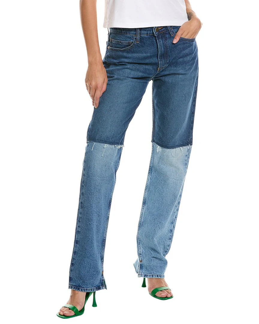 FRAME Denim The Fashion Patchwork Straight Jean | Shop Simon