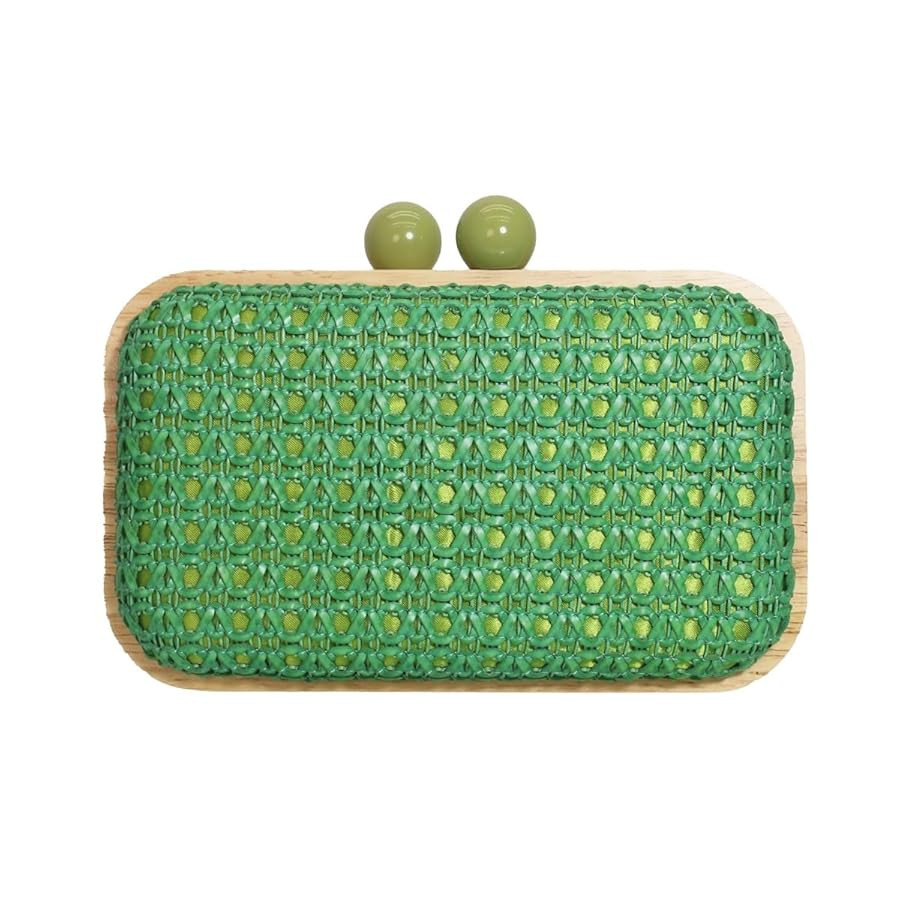 Women Straw Clutch Purse Handwoven Summer Evening Bag Beach Straw Handbag Wedding Party Clutch Ba... | Amazon (US)