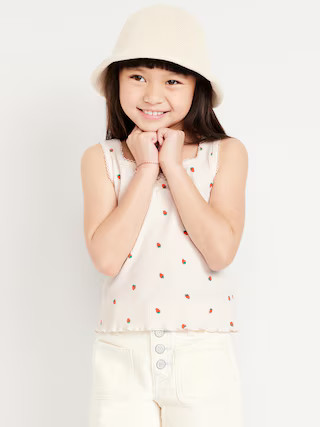 Printed Fitted Tank Top for Girls | Old Navy (US)